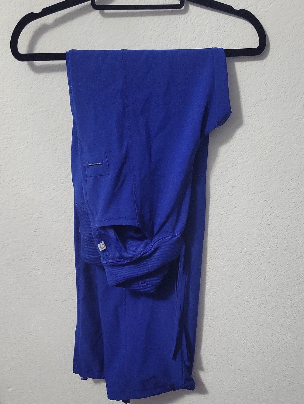 Cherokee Infinity Scrub Pants Drawstring- Royal Blue- S Tall